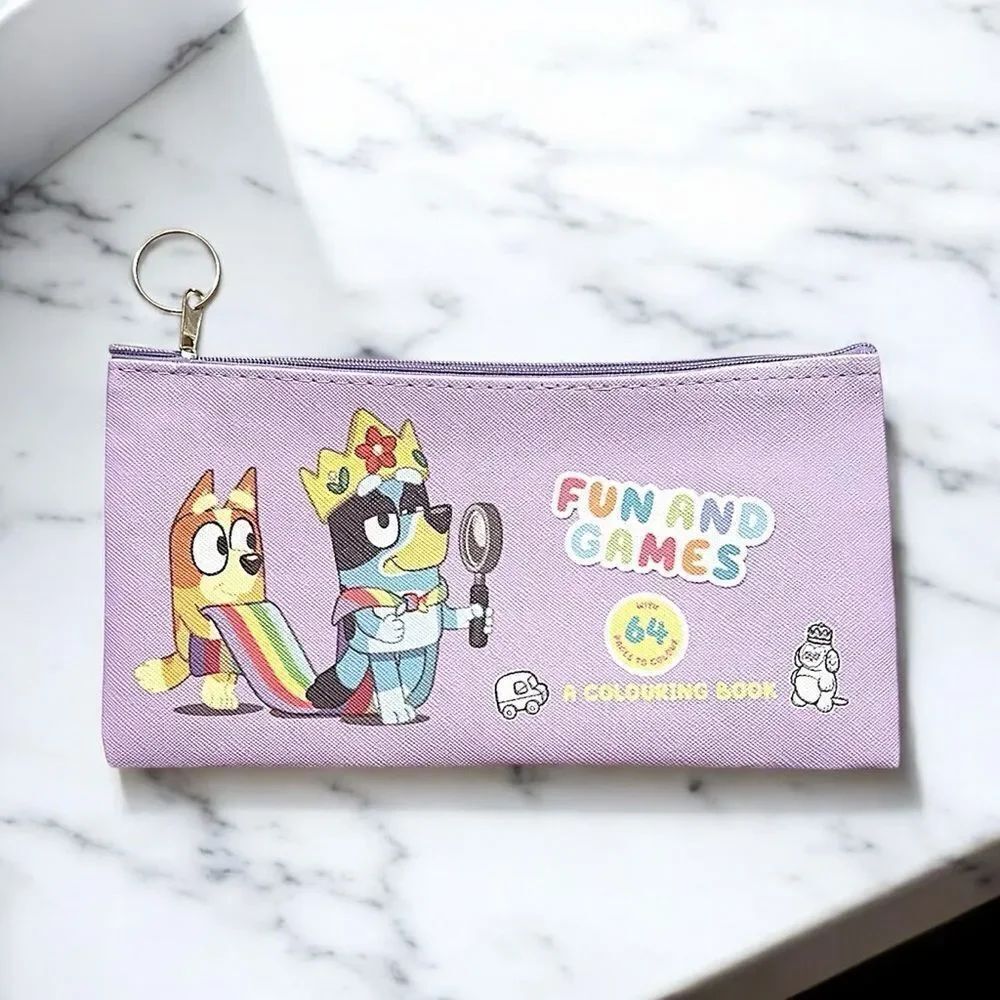 🤯5/$25🤯 Bluey Purple Pencil Case